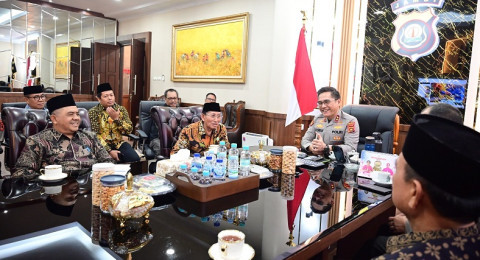 Kapolda Jambi - MUI Jalin Silaturahmi, Perkuat Sinergi Jaga Kerukunan dan Cegah Radikalisme